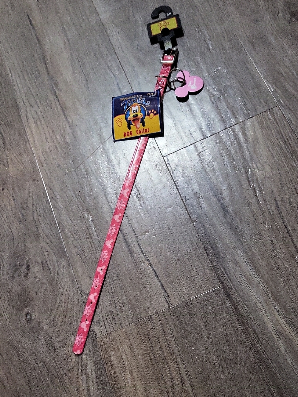 Disney Pink Princess  Print Pet Collar New  S/m